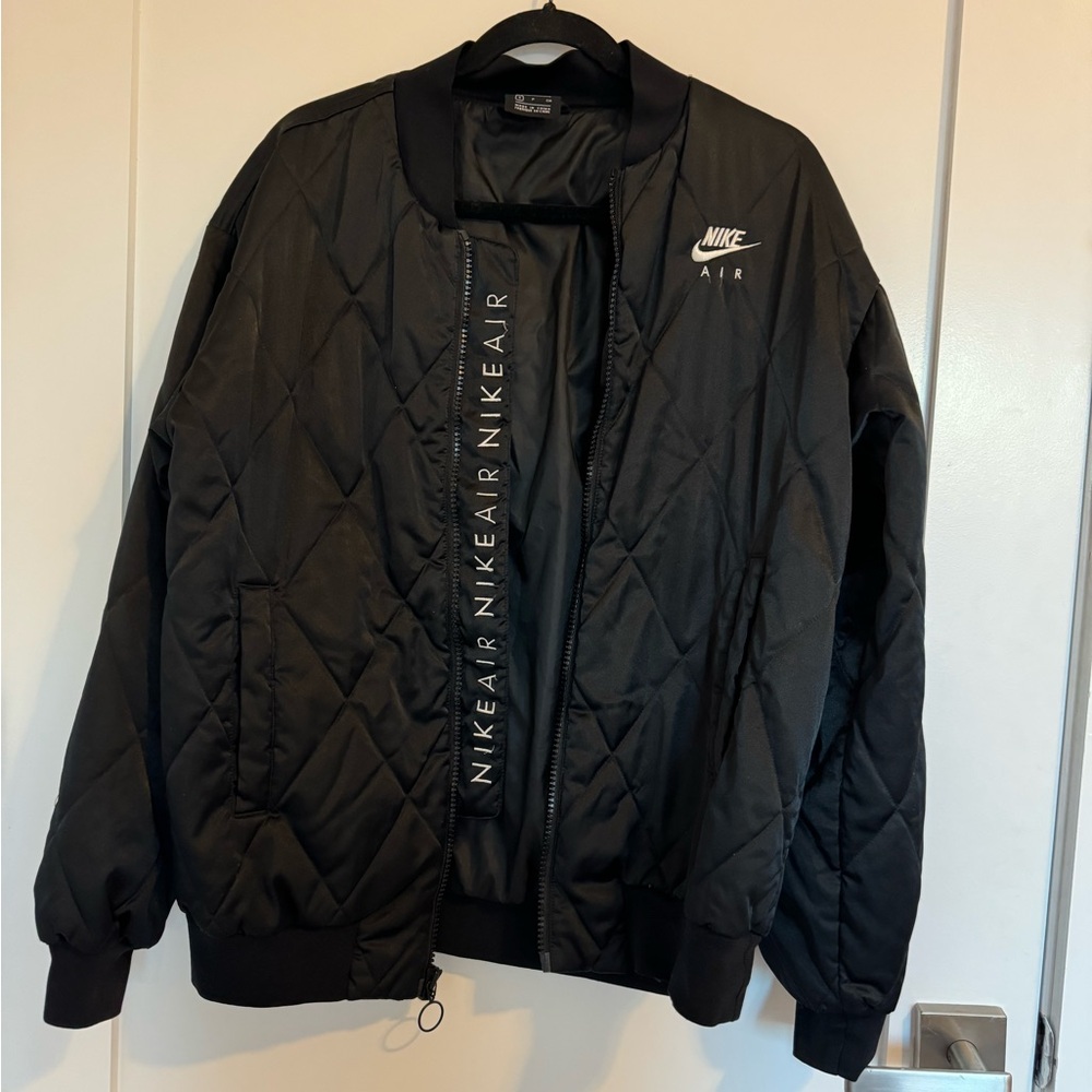 Nike satin bomber